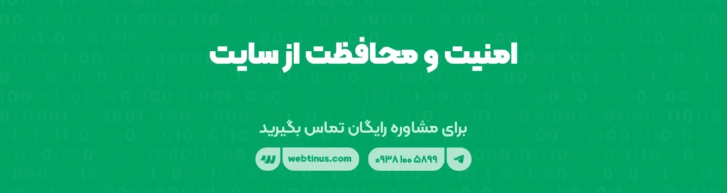 امنیت و محافظت از سایت